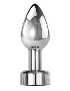 GENDER X GX ROCKIN METAL PLUG RECHARGEABLE SILVER