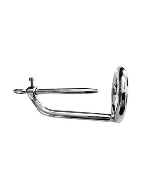 ROUGE ROUGE CHASTITY COCK RING AND URETHRAL PROBE STAINLESS STEEL