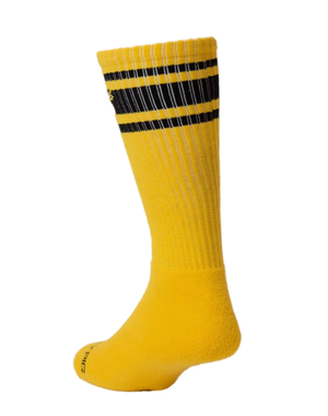 NASTY PIG NASTY PIG HOOK'D UP SPORT SOCKS ELECTRIC YELLOW/BLACK