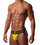 NASTY PIG NASTY PIG CORE MESH JOCK STRAP BLACK/ELECTRIC YELLOW