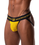 NASTY PIG NASTY PIG CORE MESH JOCK STRAP BLACK/ELECTRIC YELLOW