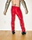HORSE & HORN HORSE & HORN BONE FIT RED GLOSS 4 WAY STRETCH VINYL JEANS