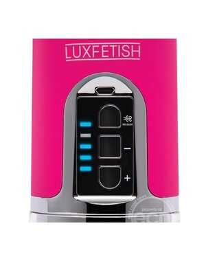 LUX FETISH LUX FETISH RECH 4 FUNCTION AUTO PUSSY PUMP WITH CLIT STIMULATOR PINK