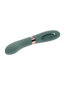 EVOLVED NOVELTIES EVOLVED CHICK FLICK RECHARGEABLE SILICONE DUAL VIBRATOR GREEN