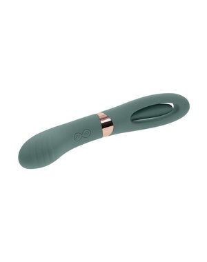 EVOLVED NOVELTIES EVOLVED CHICK FLICK RECHARGEABLE SILICONE DUAL VIBRATOR GREEN