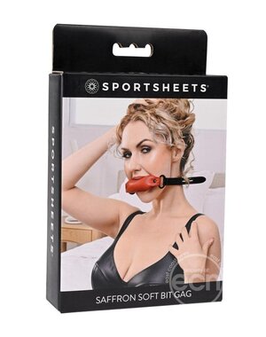 SAFFRON SAFFRON SOFT BIT GAG RED & BLACK