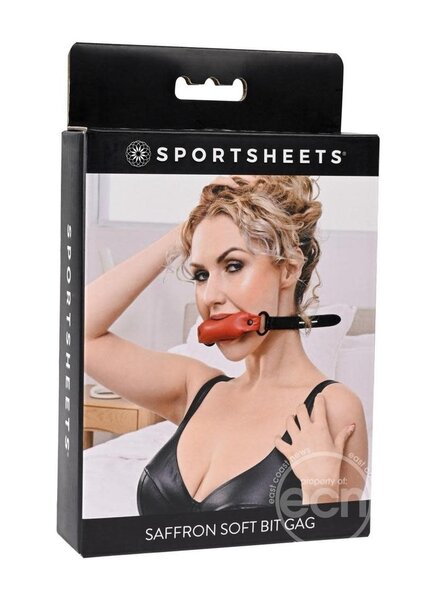 SAFFRON SAFFRON SOFT BIT GAG RED & BLACK