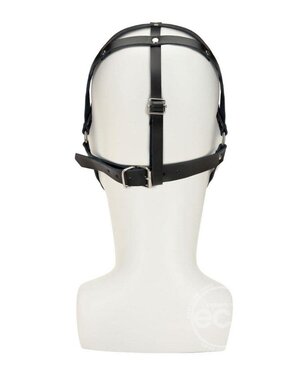 ME YOU US ME YOU US WEB PU LEATHER BONDAGE HOOD BLACK