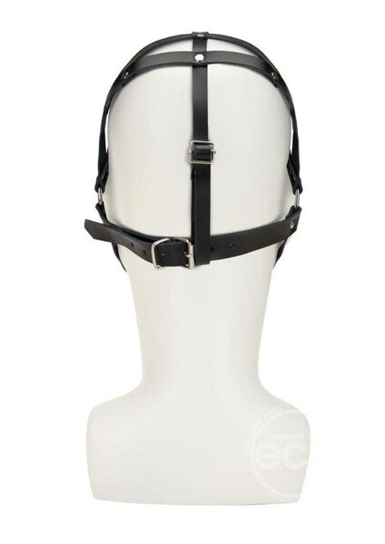 ME YOU US ME YOU US WEB PU LEATHER BONDAGE HOOD BLACK