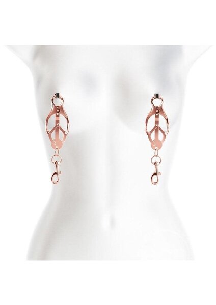 NS Novelties BOUND NIPPLE CLAMPS C3 ROSE GOLD