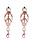 NS Novelties BOUND NIPPLE CLAMPS C3 ROSE GOLD