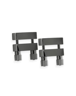 NS Novelties BOUND NIPPLE CLAMPS V1 GUNMETAL