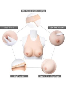 GUIENRLEA GUIENRLEA HALTER NECK SILICONE BREASTPLATE