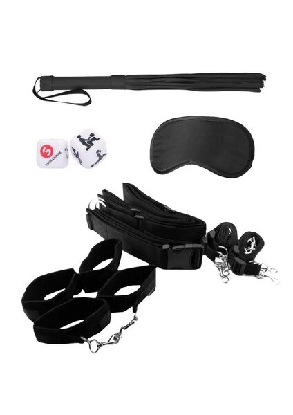 OUCH! OUCH! BONDAGE BELT RESTRAINT SYSTEM BLACK