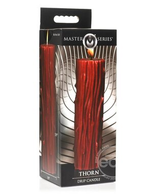 MASTER SERIES MASTER SERIES THORN DRIP CANDLE BROWN