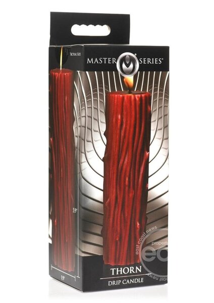 MASTER SERIES MASTER SERIES THORN DRIP CANDLE BROWN