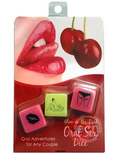 Kheper Games, Inc. GLOW IN THE DARK ORAL SEX DICE