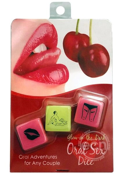 Kheper Games, Inc. GLOW IN THE DARK ORAL SEX DICE