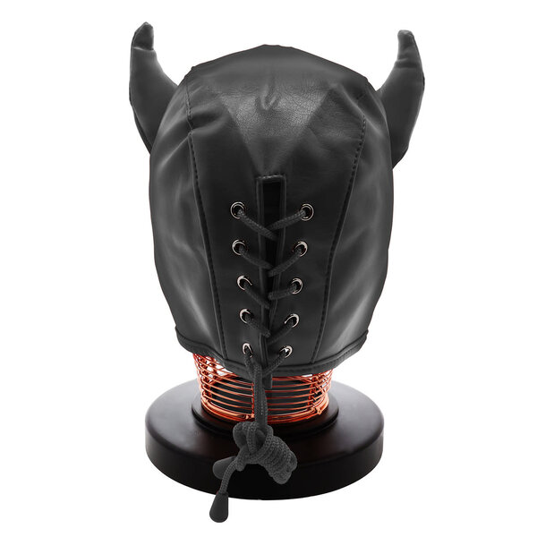 53X UNTAMED BLACK PVC DEVIL MASK