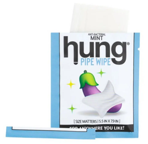 HUNG HUNG  ANTI-BACTERIAL PIPE WIPES MINT 16CT