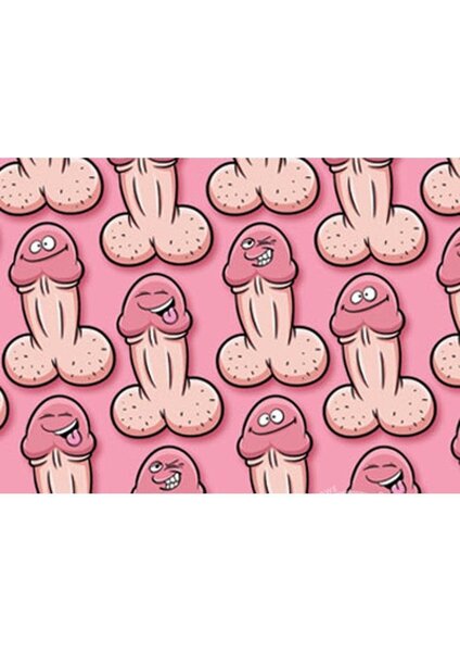 Ozze Creations FUNNY PECKER GIFT WRAP