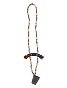  GAY PRIDE BEADS WITH SHOT GLASS