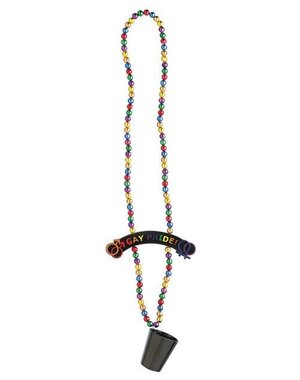  GAY PRIDE BEADS WITH SHOT GLASS