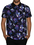 BERTIGO BERTIGO GRENADA/18P POLO SHIRT BLACK FLORAL
