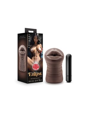 ENLUST ENLUST KRYSTAL MOUTH STROKER WITH VIBRATING BULLET