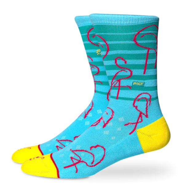 PYVOT PYVOT SOCKS NEON FLAMINGO