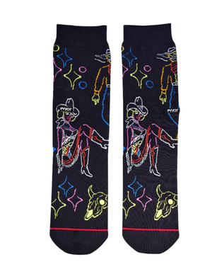 PYVOT PYVOT SOCKS NEON COWBOY
