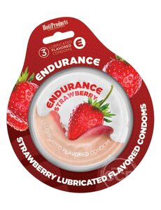 Hott Products ENDURANCE CONDOMS 3PK