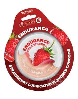 Hott Products ENDURANCE CONDOMS 3PK