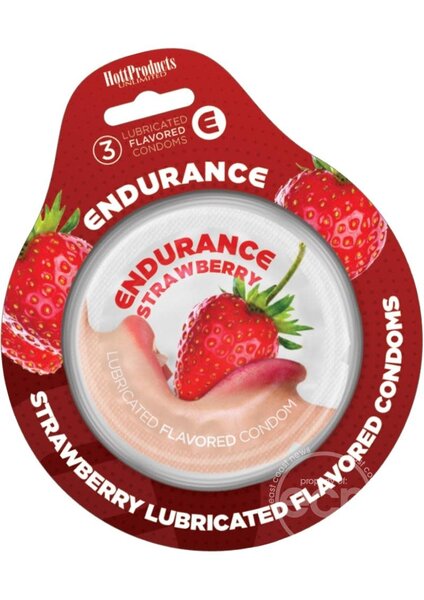 Hott Products ENDURANCE CONDOMS 3PK
