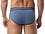 NASTY PIG NASTY PIG CORE BIKINI BRIEF DENIM HEATHER BLUE/BLACK