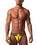 NASTY PIG NASTY PIG BACK UP JOCK STRAP-ELECTRIC YELLOW & BLACK