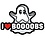 WOOD ROCKET WOOD ROCKET I HEART BOOBS ENAMEL GHOST PIN