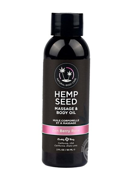 EARTHLY BODY HEMP SEED MASSAGE & BODY OIL 2oz
