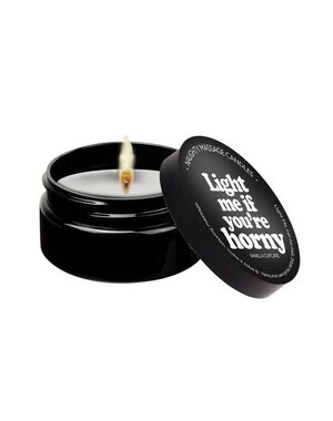 KAMA SUTRA KAMA SUTRA LIGHT ME IF YOU'RE HORNY MASSAGE CANDLE 2 OZ