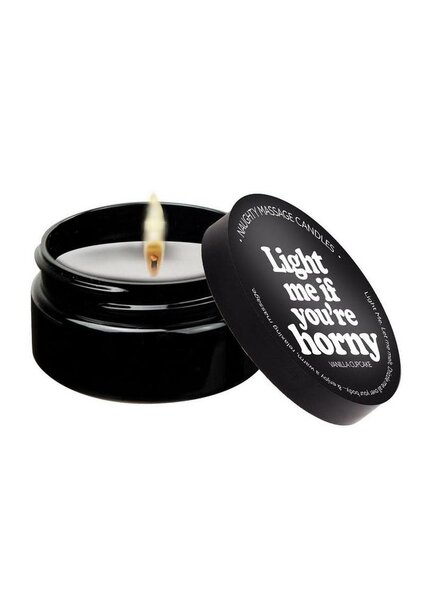 KAMA SUTRA KAMA SUTRA LIGHT ME IF YOU'RE HORNY MASSAGE CANDLE 2 OZ