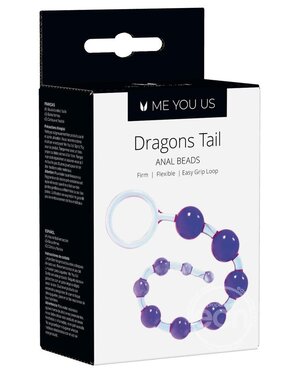 MYU ME YOU US DRAGON'S TAIL ANAL BEADS VIOLET