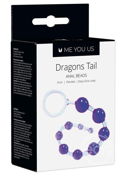 MYU ME YOU US DRAGON'S TAIL ANAL BEADS VIOLET