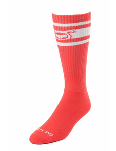 NASTY PIG NASTY PIG HOOK'D UP SPORT SOCKS CORAL & WHITE
