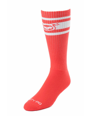 NASTY PIG NASTY PIG HOOK'D UP SPORT SOCKS CORAL & WHITE