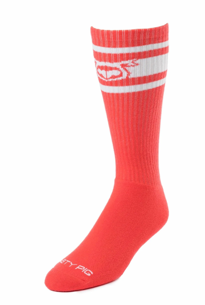 NASTY PIG NASTY PIG HOOK'D UP SPORT SOCKS CORAL & WHITE