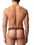 NASTY PIG NASTY PIG STATIC JOCK STRAP-STATIC GREY/FLAME ORANGE