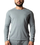 NASTY PIG NASTY PIG ALPHA LONG SLEEVE SHIRT GREY