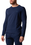 NASTY PIG NASTY PIG ALPHA LONG SLEEVE SHIRT MIDNIGHT NAVY