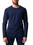NASTY PIG NASTY PIG ALPHA LONG SLEEVE SHIRT MIDNIGHT NAVY