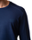 NASTY PIG NASTY PIG ALPHA LONG SLEEVE SHIRT MIDNIGHT NAVY